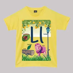 RISH Boys Typography Printed Round Neck Regular T-shirt-5