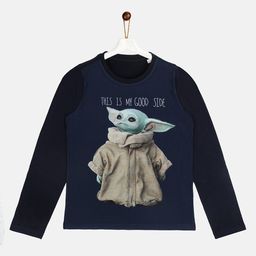 YK Star Wars Boys Navy Blue Printed T-shirt-image-93