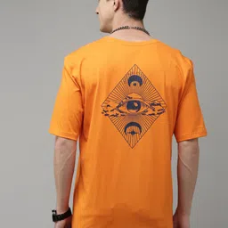 Kryptic Printed Pure Cotton Oversized T-Shirt-image-47