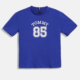 Tommy Hilfiger Boys Typography Printed Pure Cotton T-shirt-image-55