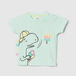 max Boys Graphic Printed Round Neck Cotton T-shirt-image-62