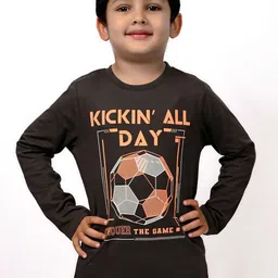 3PIN Boys Typography Printed Cotton T-shirt-image-54