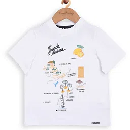 One Friday Boys Graphic Printed Round Neck Cotton T-shirt-image-48