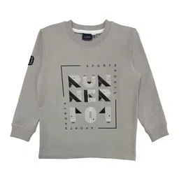 CAVIO Boys Grey Printed T-shirt-image-69