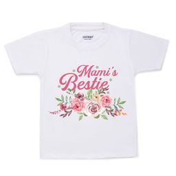 KNITROOT Kids White & Pink Printed T-shirt-image-84