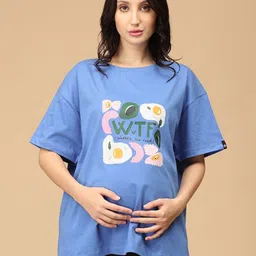The Mom Store Women Floral Printed T-shirt-image-89