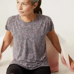 Marks & Spencer Women Floral Printed T-shirt-image-36
