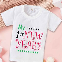 Babywish Kids Typography Printed Relaxed Fit Cotton T-shirt-image-87