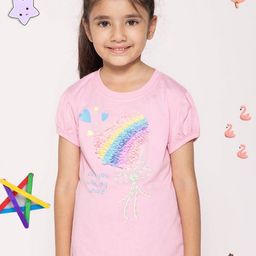 PAMPOLINA Girls Printed T-shirt-image-92