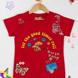 PAMPOLINA Girls Printed T-shirt-image-70