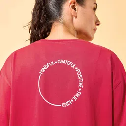 Cultsport Typography Printed Pure Cotton Oversized Tshirt-image-58