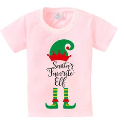 Babywish Kids Christmas Printed Quickly Dry Cotton Relaxed Fit T-Shirt-image-73