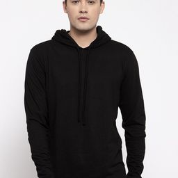 Friskers Men Black Cotton T-shirt-image-12