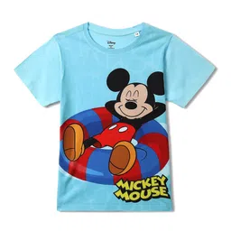 Wear Your Mind Boys Mickey Mouse Printed Round Neck T-shirt-image-84