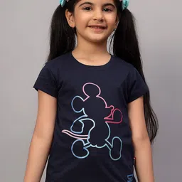 Cantabil Girls Minnie Mouse Printed T-shirt-image-46