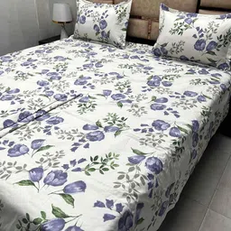 Pure Decor Unisex White Bedding Set-image-3