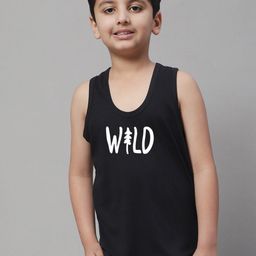 Friskers Boys Bio wash Printed Pure Cotton Basic Vests-18