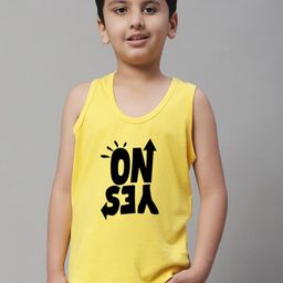 Friskers Boys Typography Printed Pure Cotton Vests-image-81