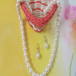 Runjhun Peral Beaded Jewellery Set-image-61