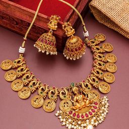 aadita  Gold Women Gold-Plated Jewellery Set-picture-50