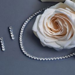 OOMPH AD-Studded & CZ-Studded Jewellery Set-40