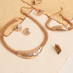 SOHI Gold-Plated Stones-Studded Jewellery Set-83