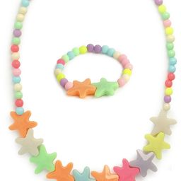 EL REGALO Girls Multicolored Artificial Beads Jewellery Set-image-15