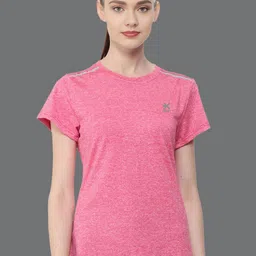 HRX by Hrithik Roshan Women Solid Round Neck T-shirt-image-12