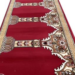 Asad Emporium Rugs Red Floral Anti-Skid Mosque Carpet-image-59