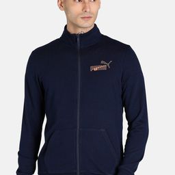 Puma Men Blue Outdoor Sporty Jacket-image-95