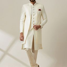 Twamev Embroidered Sherwani Set-image-65