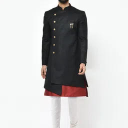 Kisah Kurta Cotton Sherwani Set-picture-35