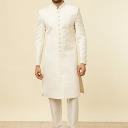 Manyavar Embroidered Sherwani Set-picture-49