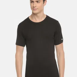 Macroman M-Series Men Black V-Neck Extended Sleeves T-shirt-image-21
