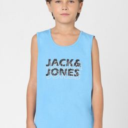 Jack & Jones Junior Boys Typography Printed Cotton T-shirt-image-28