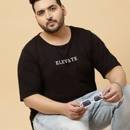 Rigo Men Typography Printed Extended Sleeves T-shirt-image-16