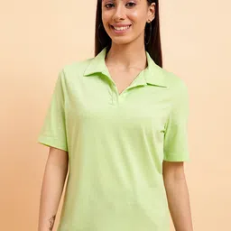 MINT STREET Polo Collar Short Sleeve Pure Cotton T-shirt-picture-4