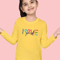 NUSYL Girls Typography Printed T-shirt-picture-18