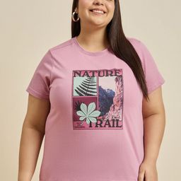 Sztori Women Printed Drop-Shoulder Sleeves T-shirt-image-88