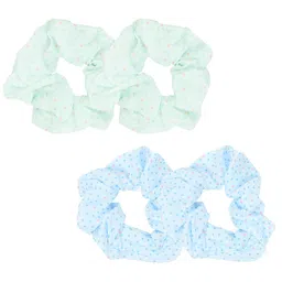 FUNKRAFTS Girls Blue & Green Set of 4 Hair Accessory Set-20