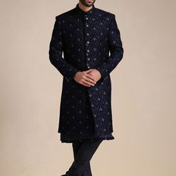 Manyavar Men Embroidered Sherwani Set-picture-12