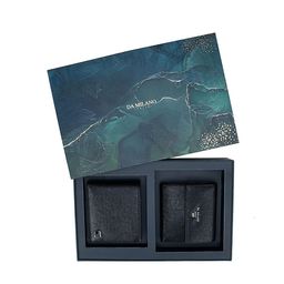 Da Milano Black Textured Accessory Gift Set-32