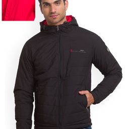 Being Human Men Black Red Pack Of 2 Solid Padded Jacket-image-62