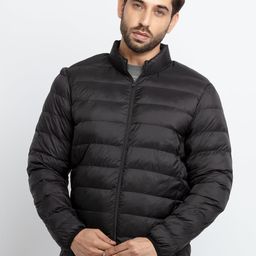 Status Quo Men Black Puffer Jacket-picture-18