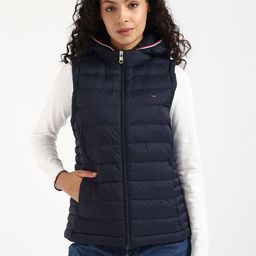Tommy Hilfiger Women Hooded Solid Casual Puffer Jacket-picture-19