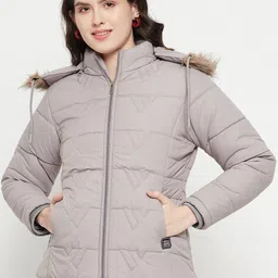 VERO AMORE Hooded Faux Fur Trim Insulator Anti Odour Padded Jacket-22