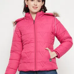 VERO AMORE Hooded Faux Fur Trim Detail Anti Odour Insulator Padded Jacket-image-98