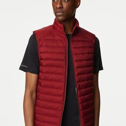 Marks & Spencer Mock Collar Sleeveless Puffer Jacket-image-77