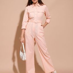CHIC BY TOKYO TALKIES Straight Leg Cotton Basic Jumpsuit-picture-15