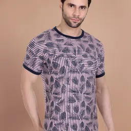 AXMANN Graphic Printed Round Neck Short Sleeves Cotton T-shirt-picture-31